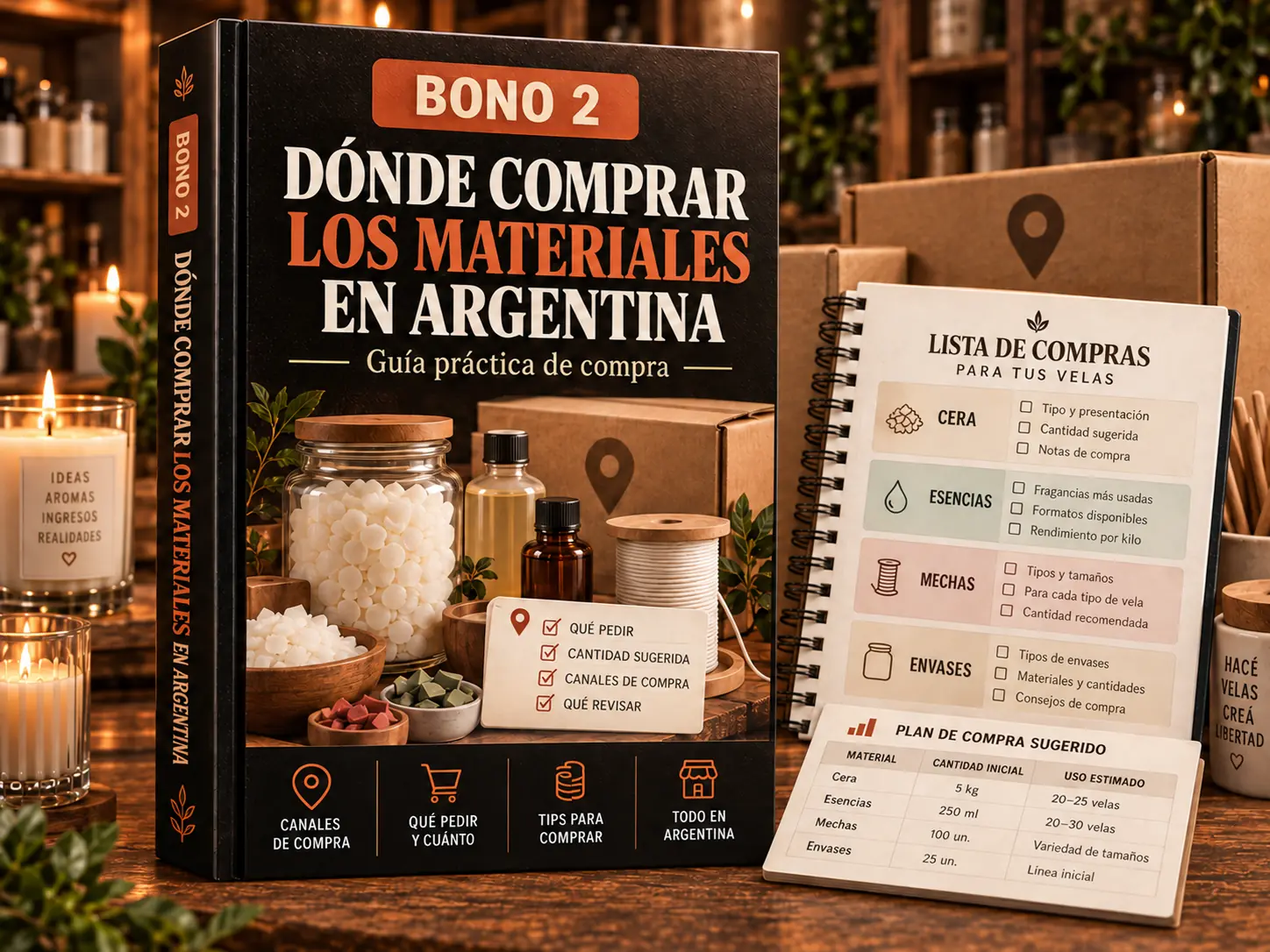 Bono 2 — Dónde comprar los materiales en Argentina